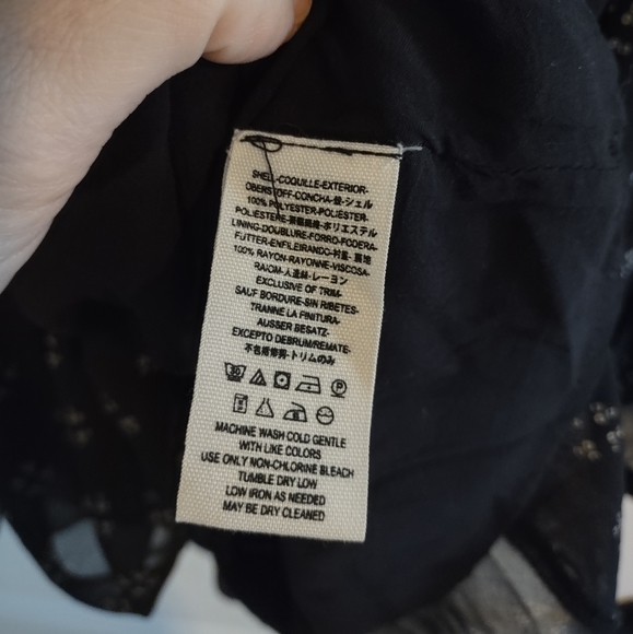 Free People Baby Dee Black Sheer Mini Dress - Picture 11 of 15